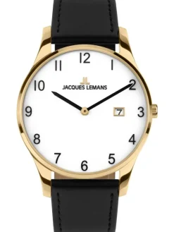Jacques Lemans Herrenuhren | Damenuhren-London 38mm goldf. 1-2122H