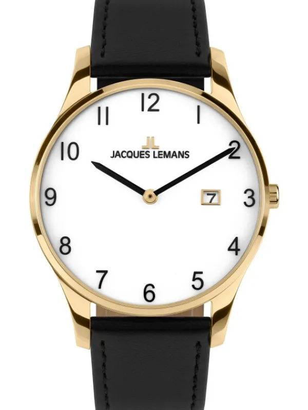 Jacques Lemans Herrenuhren | Damenuhren-London 38mm goldf. 1-2122H