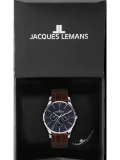 Jacques Lemans Herrenuhren-London 40mm Multifunktion 1-1951C