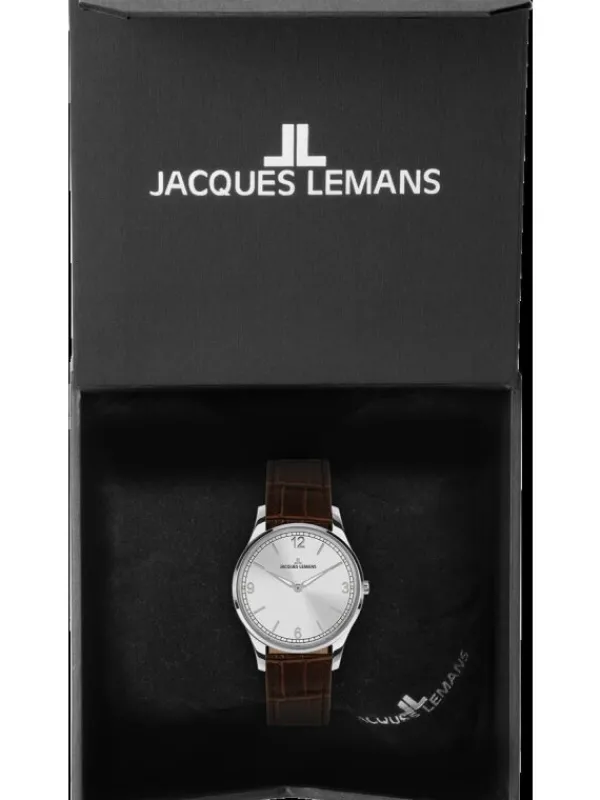 Jacques Lemans Damenuhren-London 32mm silberf. 1-2129B