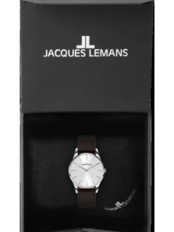 Jacques Lemans Damenuhren-London 30mm silberf. 1-2123B