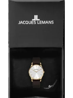 Jacques Lemans Damenuhren-London 30mm goldf. 1-2123F