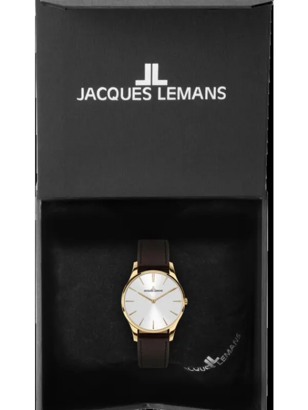 Jacques Lemans Damenuhren-London 30mm goldf. 1-2123F