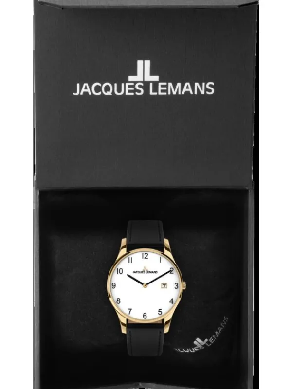 Jacques Lemans Herrenuhren | Damenuhren-London 38mm goldf. 1-2122H