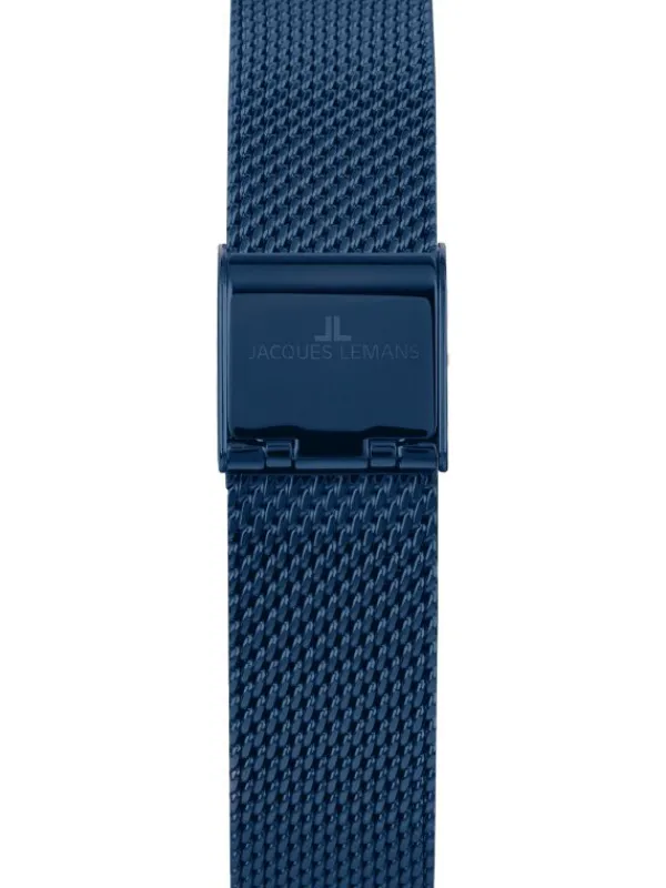 Jacques Lemans Damenuhren-Milano 34 blaues Band 1-2110G