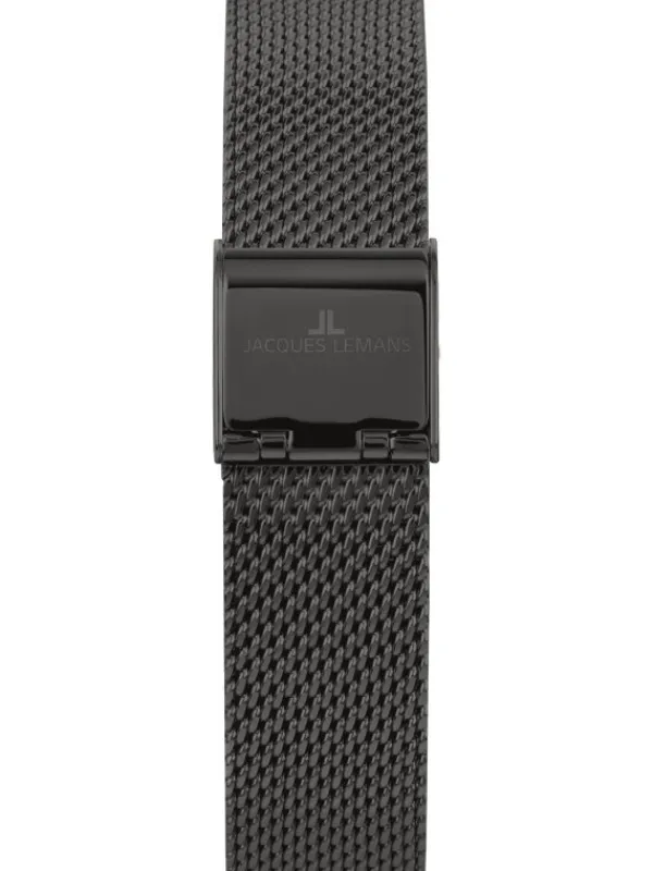 Jacques Lemans Damenuhren-Milano 34 graues Band 1-2110F