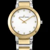 Jacques Lemans Damenuhren-Milano 32mm bicolor 1-1842.1O
