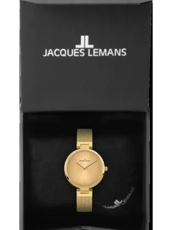Jacques Lemans Damenuhren-Milano 34mm goldf. 1-2110M