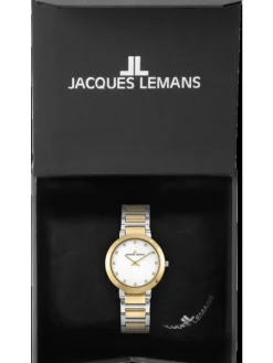 Jacques Lemans Damenuhren-Milano 32mm bicolor 1-1842.1O