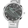 Jacques Lemans Damenuhren-Milano Perlmutt dunkel 36mm 1-2001J
