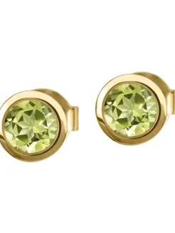 Jacques Lemans Ohrschmuck-Ohrstecker Peridot SE-O101G