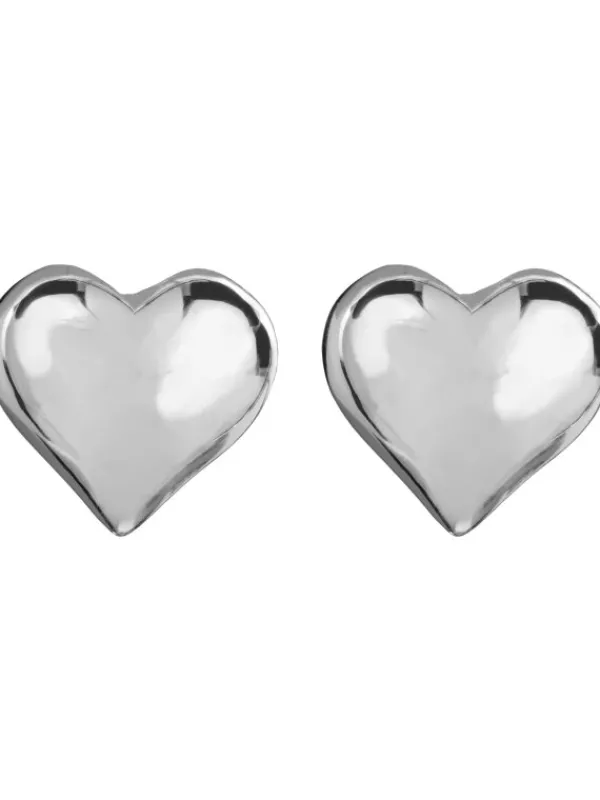 Jacques Lemans Ohrschmuck-Ohrstecker Herz Silber SE-O178D