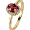 Jacques Lemans Ringe-Ring Granat Pavè SE-R116H