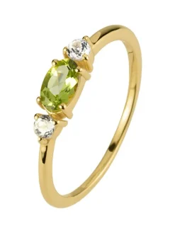 Jacques Lemans Ringe-Ring Peridot oval SE-R113G54