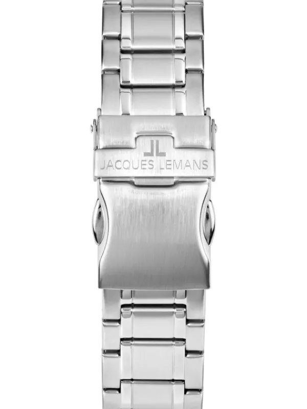 Jacques Lemans Herrenuhren-Sydney 42mm Chronograph Blau 1-1542I