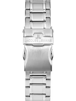 Jacques Lemans Herrenuhren-Sydney 42mm Chronograph Schwarz 1-1542D