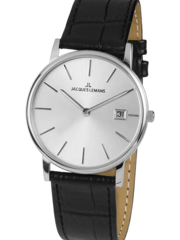 Jacques Lemans Herrenuhren | Damenuhren-Vienna 38mm silberf. 1-1848A