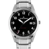 Jacques Lemans Herrenuhren-Vienna 40mm Gliederb. schw. 1-2002Q