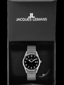 Jacques Lemans Herrenuhren-Vienna 40mm Flexband 1-2002S