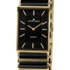 Jacques Lemans Damenuhren-York Ceramic schwarz/goldf. 20mm 1-1651D