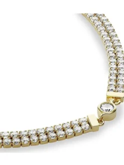 JETTE Armbänder-CASCADE Tennisarmband Silber vergoldet S.88301188NL