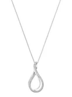 JETTE Halsketten + Collier-INFINITY Halskette mit Zirkonia S.88336089NL