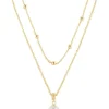JETTE Halsketten + Collier-JOY Halskette doppel Perle vergoldet S.88601718NL