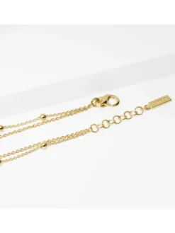 JETTE Halsketten + Collier-JOY Halskette doppel Perle vergoldet S.88601718NL