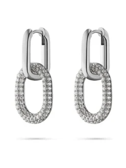 JETTE Ohrschmuck-LIQUID Creole doppel Silber S.88336526NL