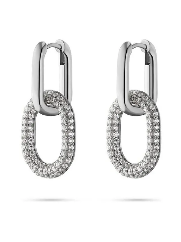 JETTE Ohrschmuck-LIQUID Creole doppel Silber S.88336526NL