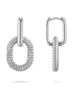 JETTE Ohrschmuck-LIQUID Creole doppel Silber S.88336526NL
