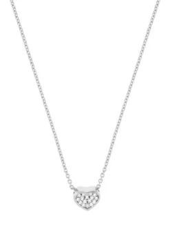 JETTE Halsketten + Collier-LOVED Halskette Herz Zirkonia S.88494369NL