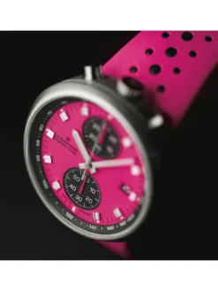 JUNGHANS Herrenuhren-1972 Competition Edition Tick Pink Lmt. 100 27/4406.00