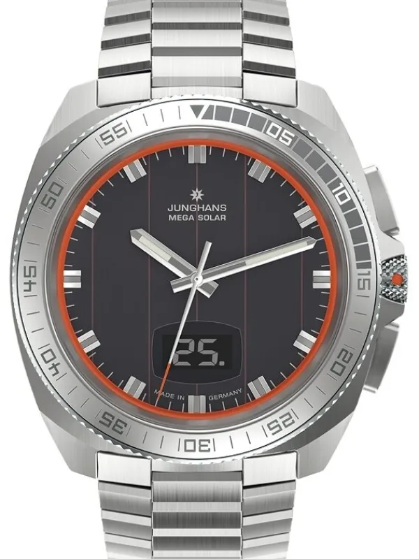 JUNGHANS Herrenuhren-1972 Mega Solar 056/4211.44