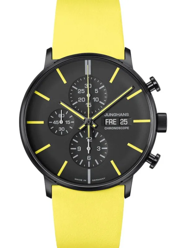JUNGHANS Herrenuhren-FORM A Chronoscope 27/4473.00