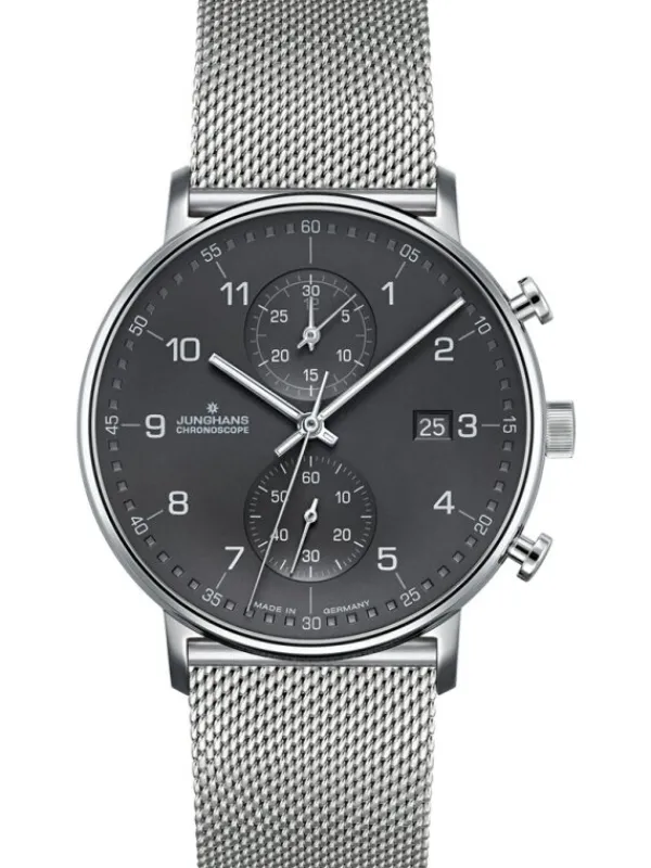JUNGHANS Herrenuhren-FORM C Chronoscope 041/4877.44