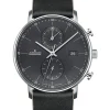 JUNGHANS Herrenuhren-FORM C (Chronoscope) 041/4876.00