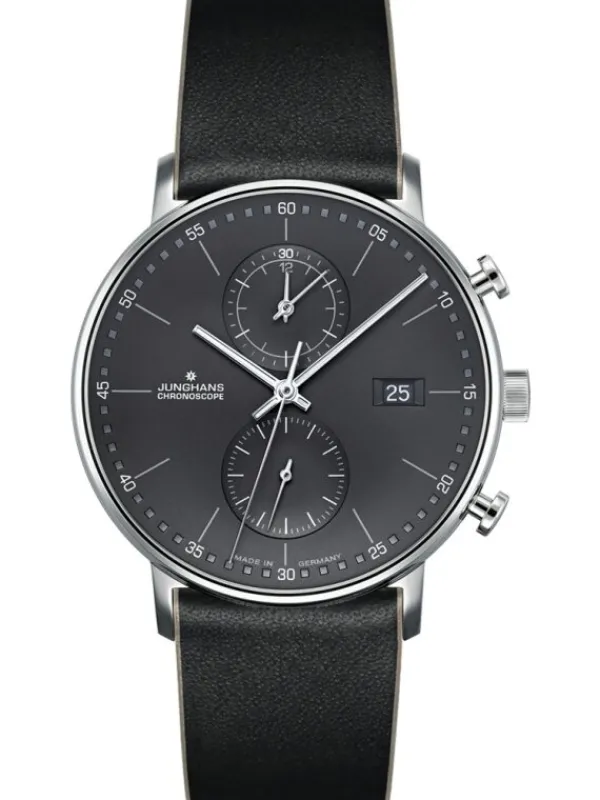 JUNGHANS Herrenuhren-FORM C (Chronoscope) 041/4876.00