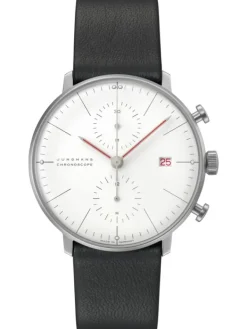 JUNGHANS Herrenuhren-max bill Chronoscope Bauhaus 27/4303.02