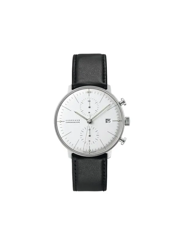 JUNGHANS Herrenuhren-MAX BILL CHRONOSCOPE SAPHIR 27/4600.02