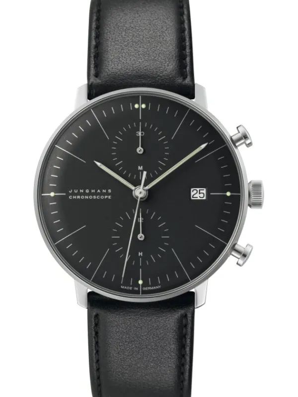 JUNGHANS Herrenuhren-max bill Chronoscope Saphir 27/4601.02