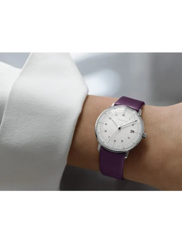 JUNGHANS Damenuhren-max bill Damen Berrenrot 47/4558.02