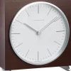 JUNGHANS Wecker + Co.-max bill Tischuhr braun 383/2201