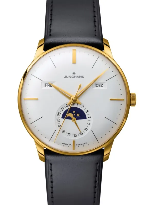 JUNGHANS Herrenuhren-Meister Kalender goldf. 27/7202.02
