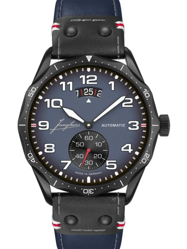 JUNGHANS Herrenuhren-Meister Pilot Automatic Navy Blue 27/4397.00