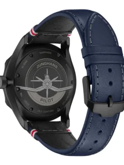 JUNGHANS Herrenuhren-Meister Pilot Automatic Navy Blue 27/4397.00