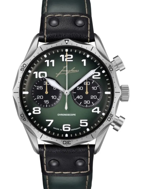 JUNGHANS Herrenuhren-Pilot Chronoscope 27/3492.00