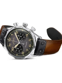 JUNGHANS Herrenuhren-Pilot Chronoscope 27/3493.00
