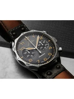 JUNGHANS Herrenuhren-Pilot Chronoscope 27/3493.00