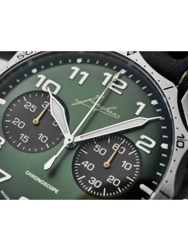 JUNGHANS Herrenuhren-Pilot Chronoscope 27/3492.00
